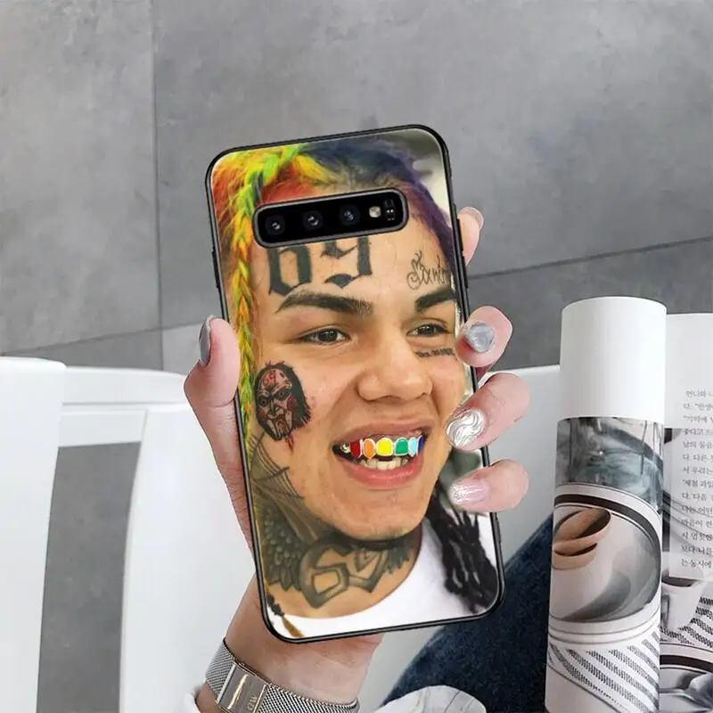 

Tekashi 6ix9ine SixNine 69 Phone Case For Samsung Galaxy S10E S20 Ultra S10 S21 S7 S8 S9 Plus S21Plus S20FE