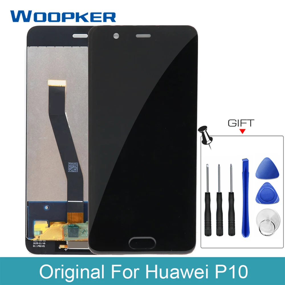 Оригинальный ЖК дисплей для Huawei P10 сенсорный экран дигитайзер 5 1 дюйма сборка
