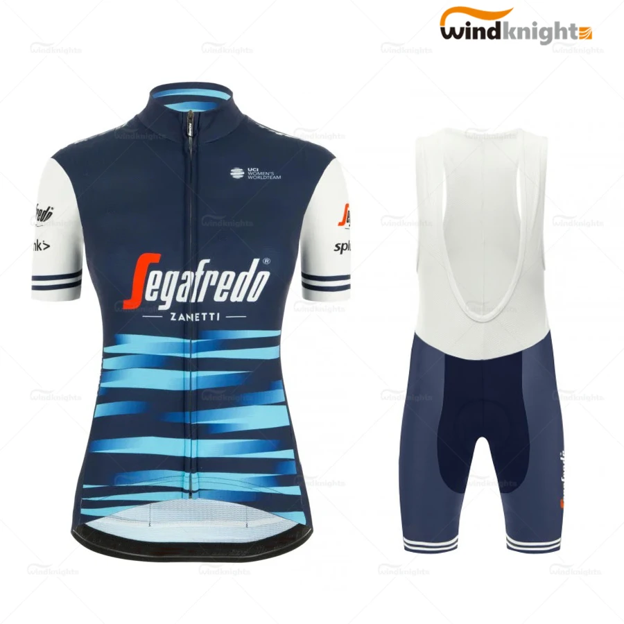 Женский комплект велосипедной одежды из смесовой ткани с коротким рукавом