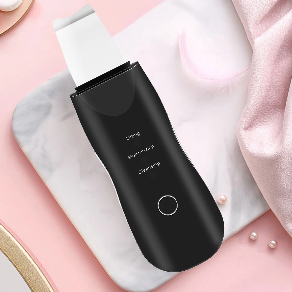 

Vibrate Ultrasonic Deep Face Cleaning Machine Skin Scrubber Blackhead Acne Remover Reduce Wrinkles Facial Whitening Lifting Tool