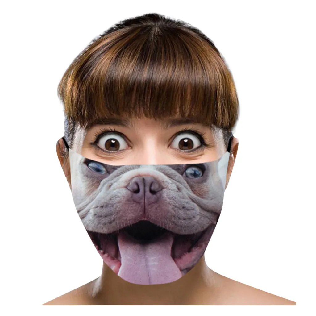 #30 маска для лица взрослых модная моющаяся повторно используемая дышащая с