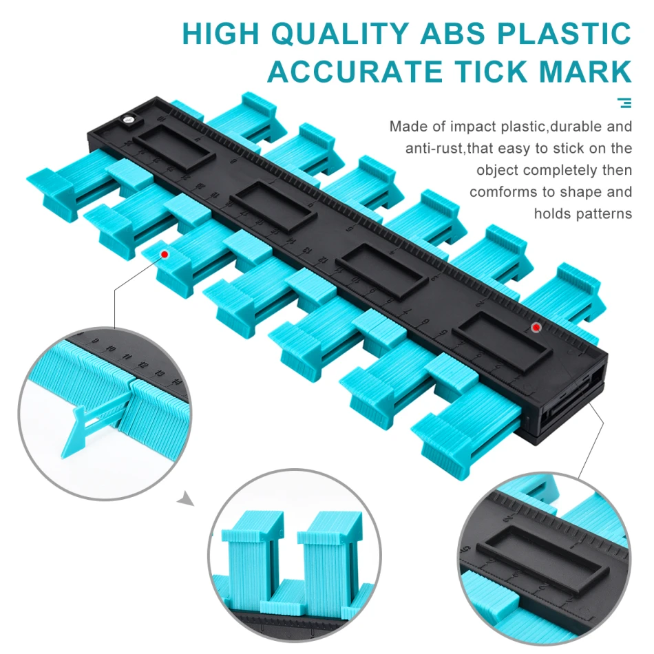2 шт. пластиковые копировальные приборы для профиля 5 дюймов 10 дюймов|Шаблоны| |