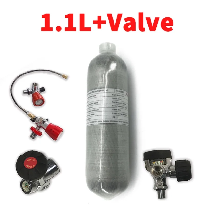 AC3011 Acecare 1.1L Пейнтбольный бак PCP углеродное волокно цилиндр для охоты