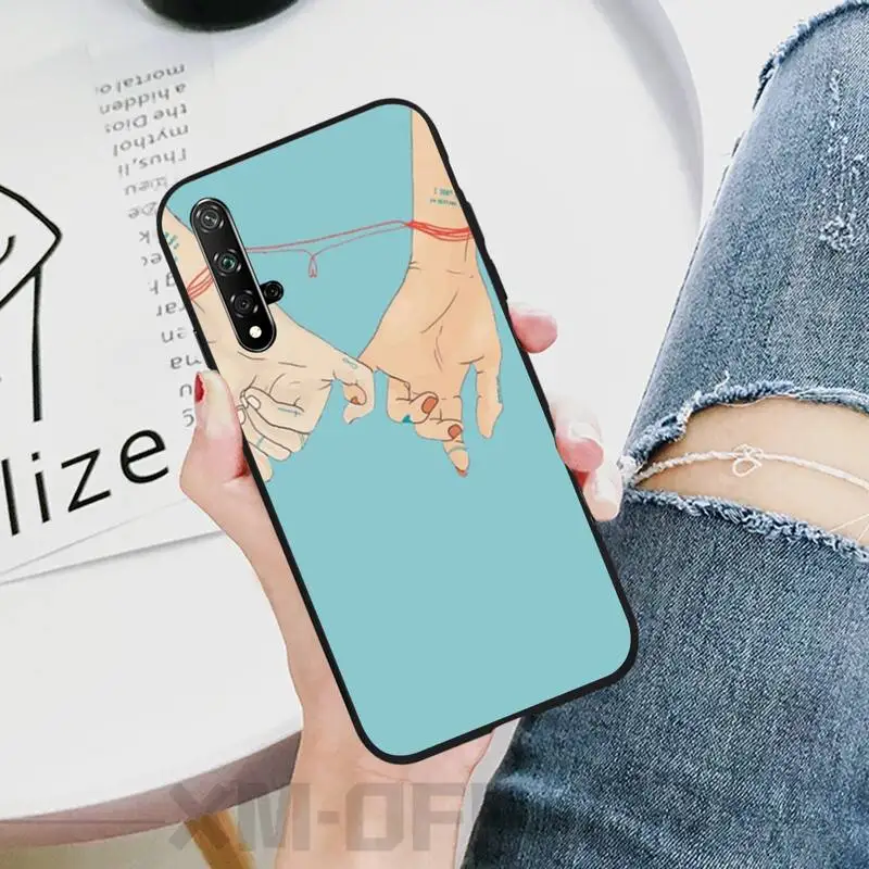 Высококачественный чехол для телефона HaNismt Hand and Hug Honor 20 20lite view20 7C 8C 7A 8A 10i 20i PLAY 9X Pro |