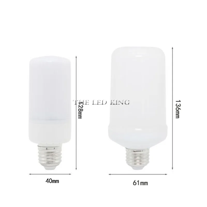 Светодиодный ная лампа с эффектом пламени 3 Вт 9 12 E27 E26 E14 E12 85-265 В переменного тока