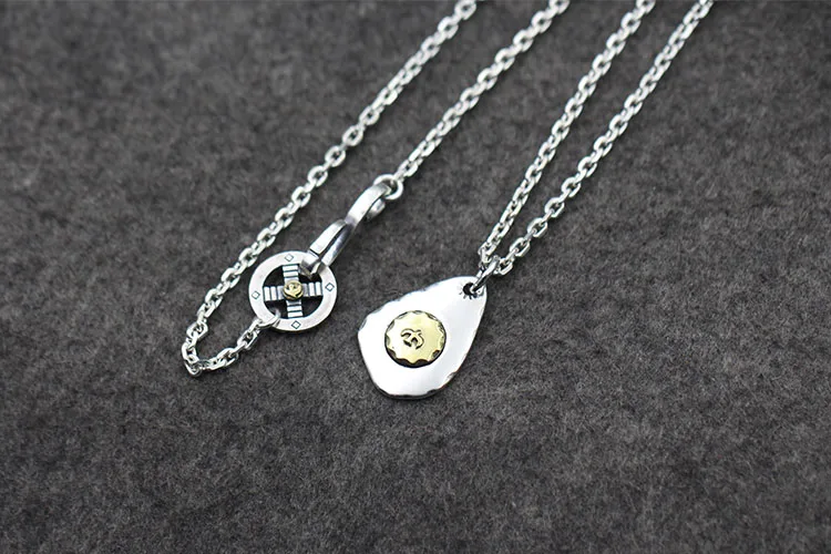 Подвеска из стерлингового серебра S925 в стиле персональной классической моды с логотипом латунной птицы-пера в подарочной упаковке 2018 новинка для любимых ювелирных украшений.