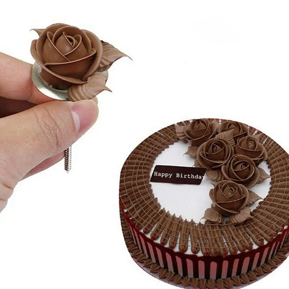 Fashion Pastry Tools Cake Nails Icing Modeling Rose Flowers Buttercream Supplies Decorating Baking Accessories | Дом и сад