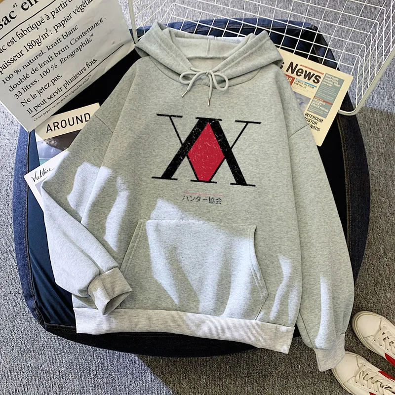 2021 Hot Japanese Anime Manga Kawaii Hunter X Hunter Hoodies Men/Women Short Sleeve Sweatshirt Killua Zoldyck Hoddie For Teens