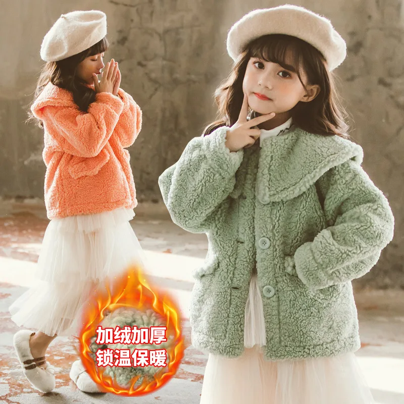 Новинка 2020 стильное плотное пальто из шерсти лалаламби в западном стиле для