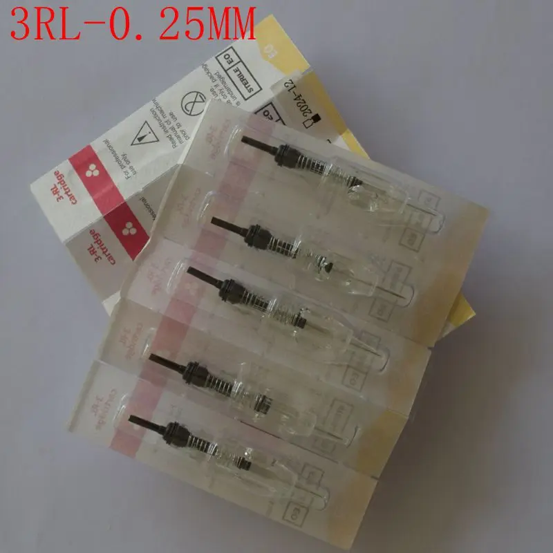 Татуаж Перманентный макияж ручка картридж 100 шт. 3R Одноразовые стерилизованные