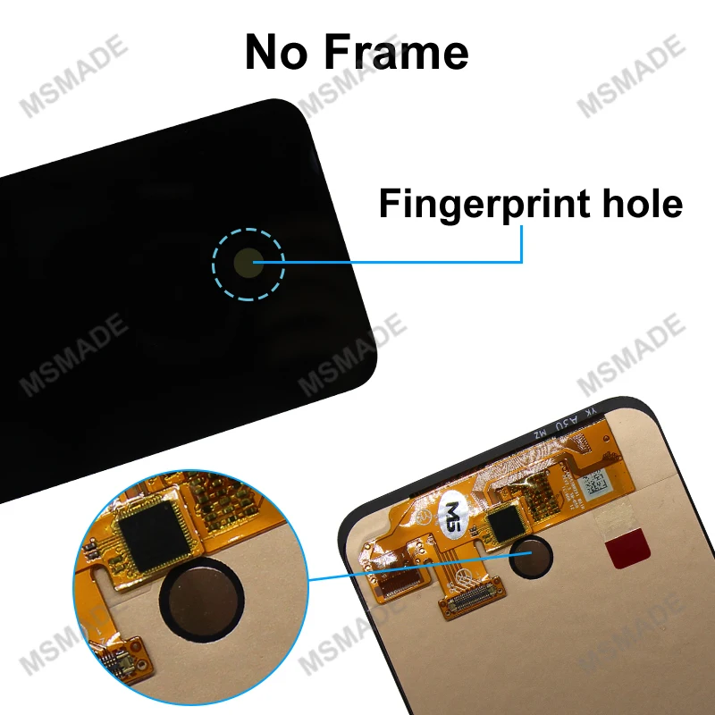 Digitalizador de Pantalla T&aacute;ctil Super AMOLED Para Samsung Galaxy, A50, SM A505FN, DS, A505F, A505, LCD, con Marco-4