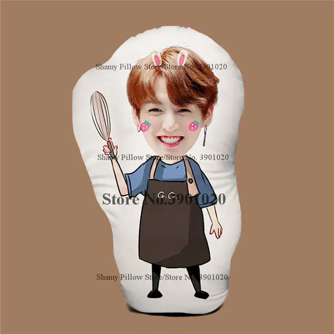 Jungkook Bangtan мальчики Kpop GOT7 подушку на заказ Jungkook Джексон мягкая подушка внутри - Цвет: Jungkook