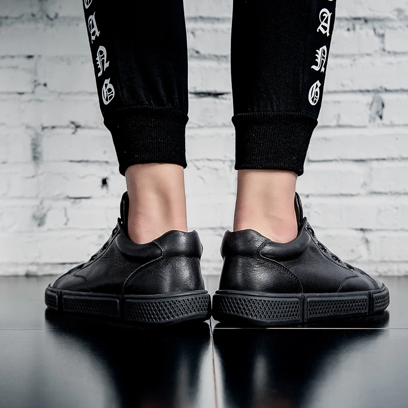 Лоферы мужские из натуральной кожи Уличная Повседневная модная дизайнерская