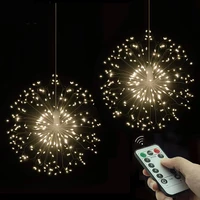 led firework string light controller 8 mode chandelier battery diy copper silver wire fairy light wedding christmas bedroom