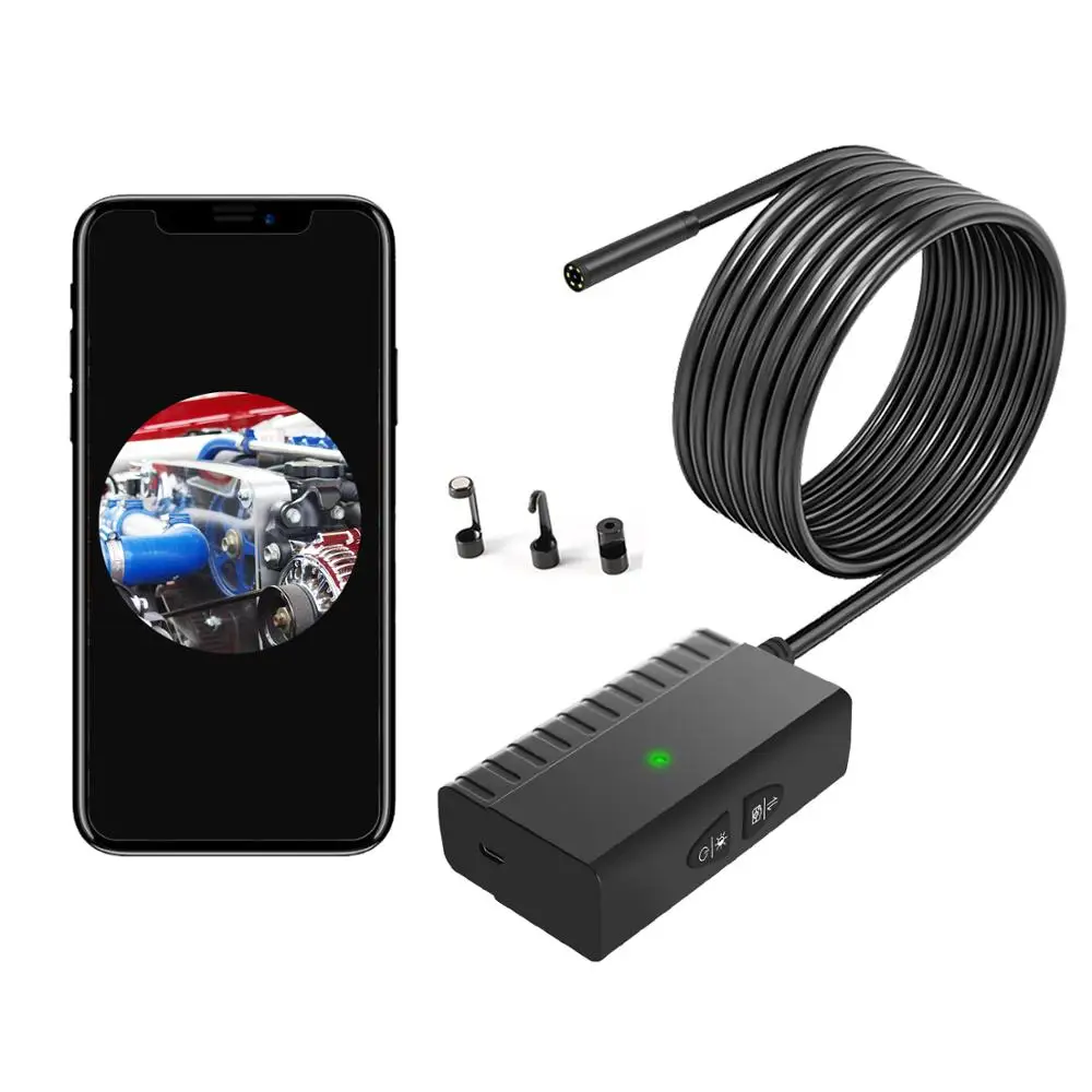Wi Fi эндоскопическая камера HD 5 P объектив мм USB Полужесткий кабель