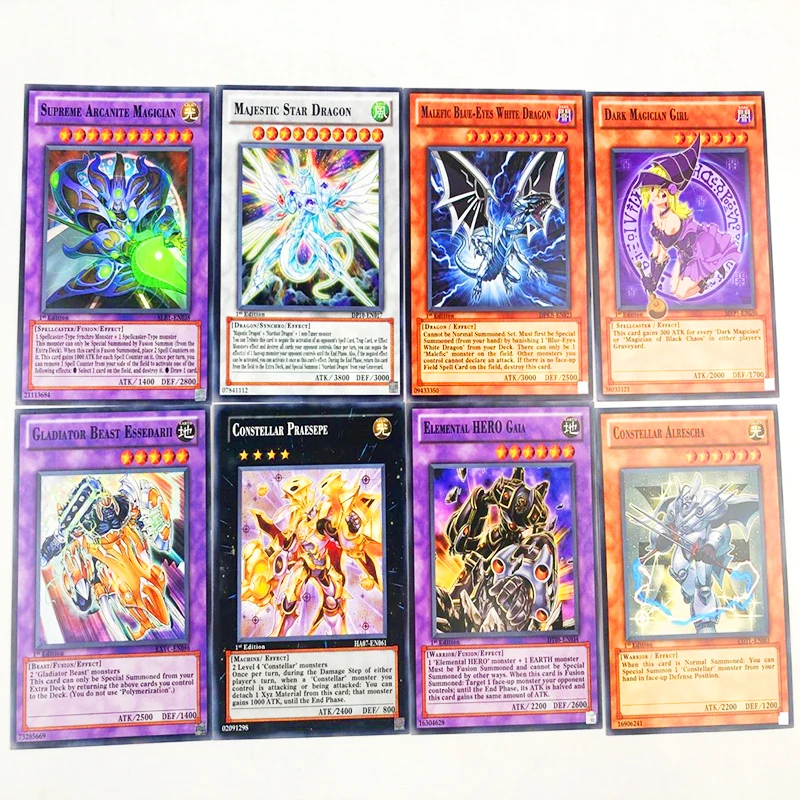 80 шт./компл. Yu-Gi-Oh игровые карты классические Yu-Gi-Oh игры английские карточки картонные коллекционные карточки с флеш-картой и металлическая Оловянная коробка игрушки