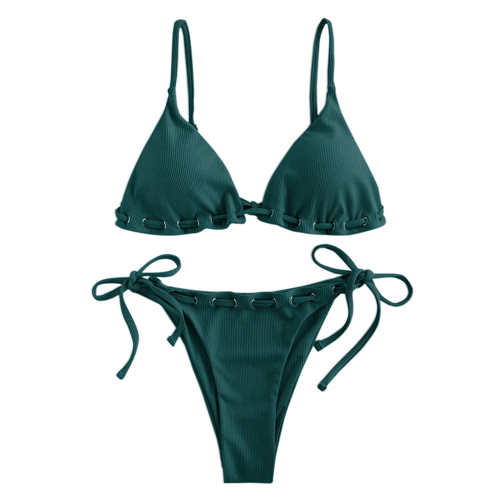 Женский купальник-Бикини на тонких бретельках без косточек | Спорт и развлечения