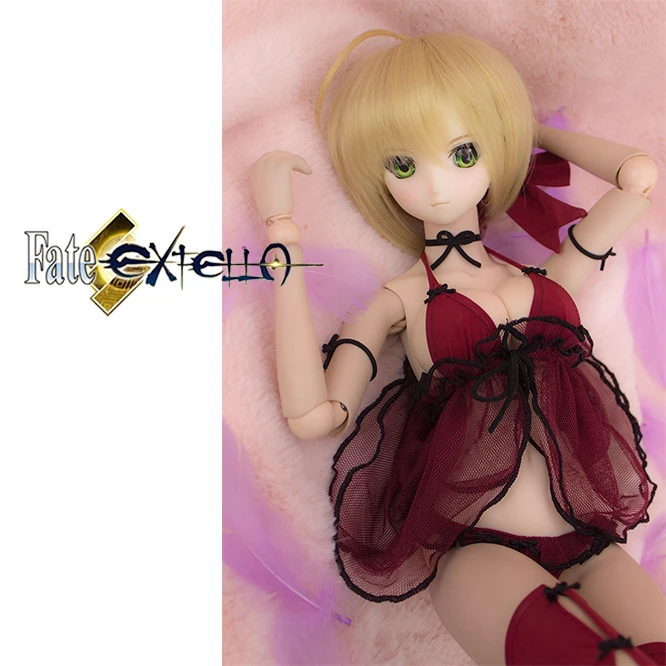 Костюм для косплея COS FGO Saber красная сексуальная пижама Одежда кукол 1/3 BJD SD DD