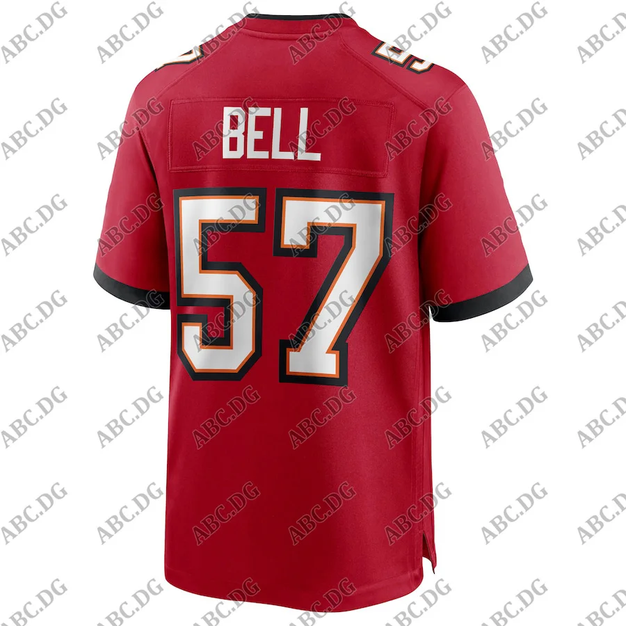 Игровая футболка для мужчин женщин детей молодежи Tampa Bay Quinton Bell Red | Спорт и