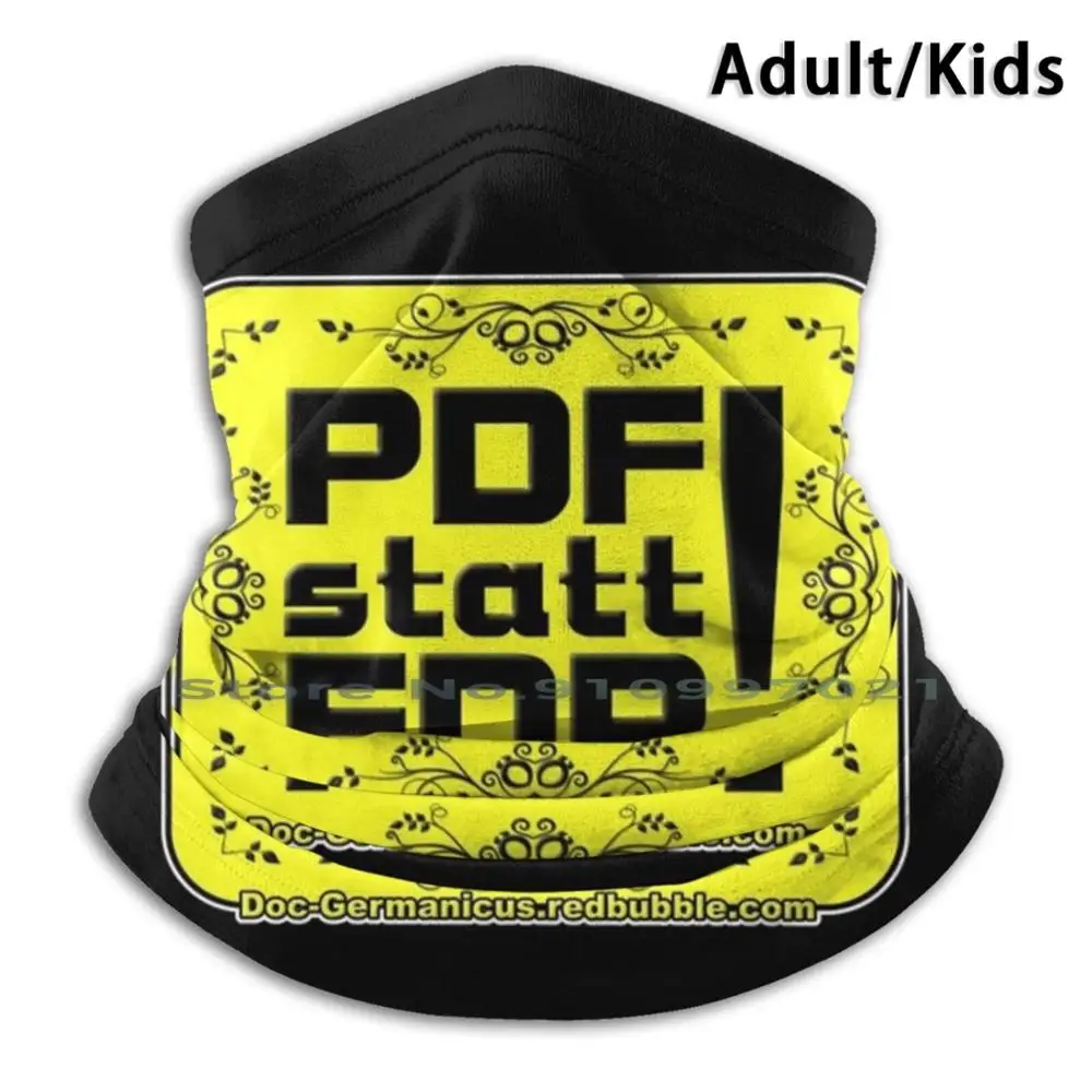 Pdf вместо Fdp! | Развлечение Satire Политика многоразовая маска для лица с фильтрами