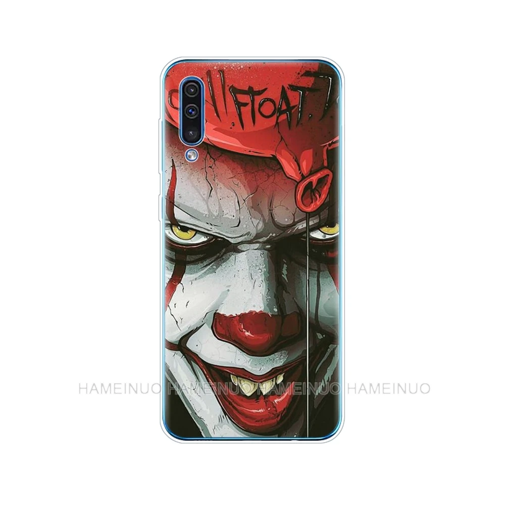 Силиконовый чехол для телефона samsung Galaxy S10 E PLUS A10 A20 A30 A40 A50 A70 A10E A20E M20 cover The Clown Horror IT
