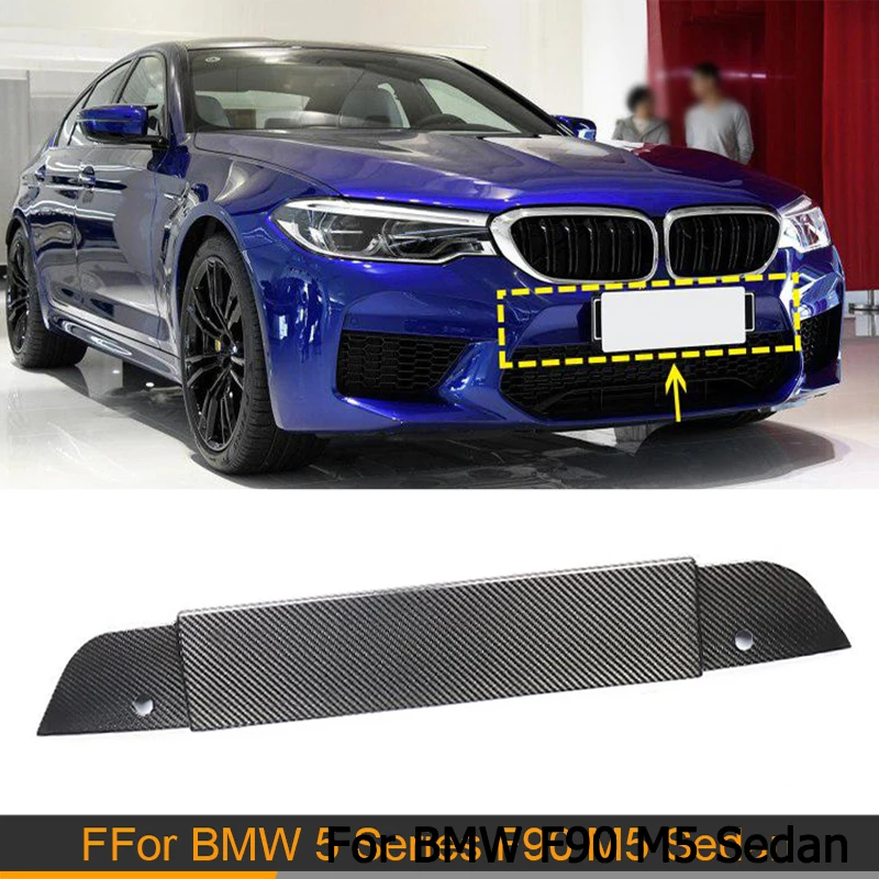 Рамка для автомобильного номерного знака из углеродного волокна BMW 5 серии F90 M5 2018