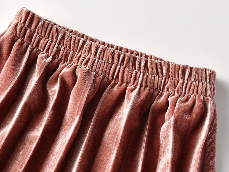 Юбка для девочек на весну осень зиму 2020 детская плиссированная юбка гладкая