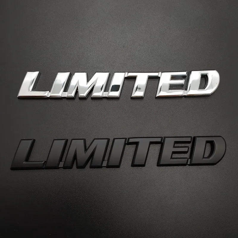 

New Car Styling 3D Metal Chrome Zinc Alloy Emblem Badge Limited Edition trunk Body Sticker Decal Fender Emblem Auto Accessory