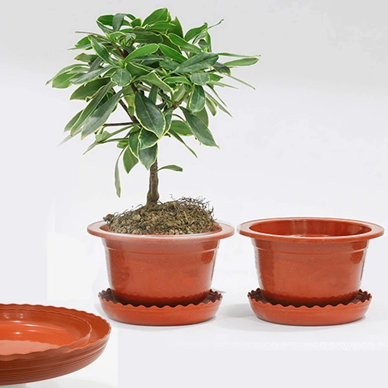 

Plant Saucer 8.46 Inch Plastic Flower Pot Drip Trays for Indoor&Outdoor Plants (20Pack)