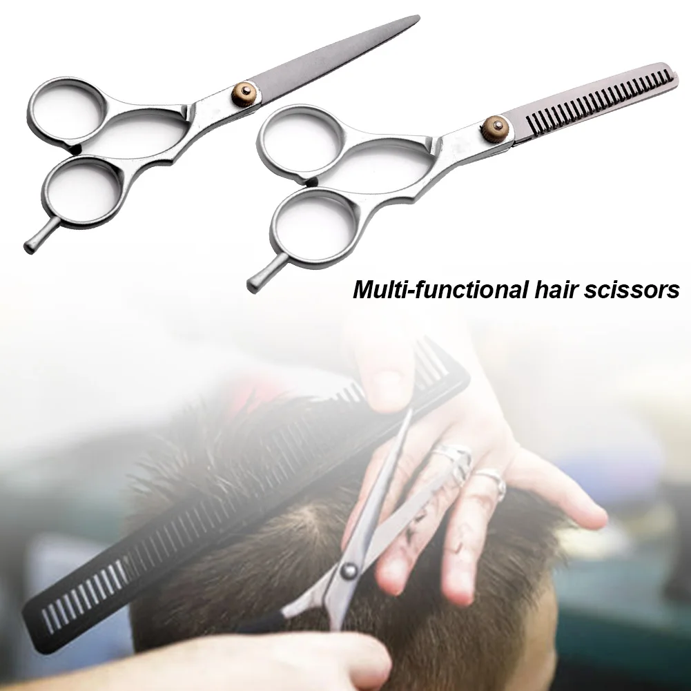 

Professional Hairdressing Scissors Hair Styling Tool Straight Scissors 6 Inch Cutting &5.5 InchThinning Scissors Methodical