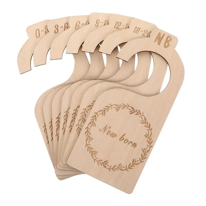 

7Pcs Baby Closet Dividers Durable Baby Clothes Organizers Wardrobe Dividers