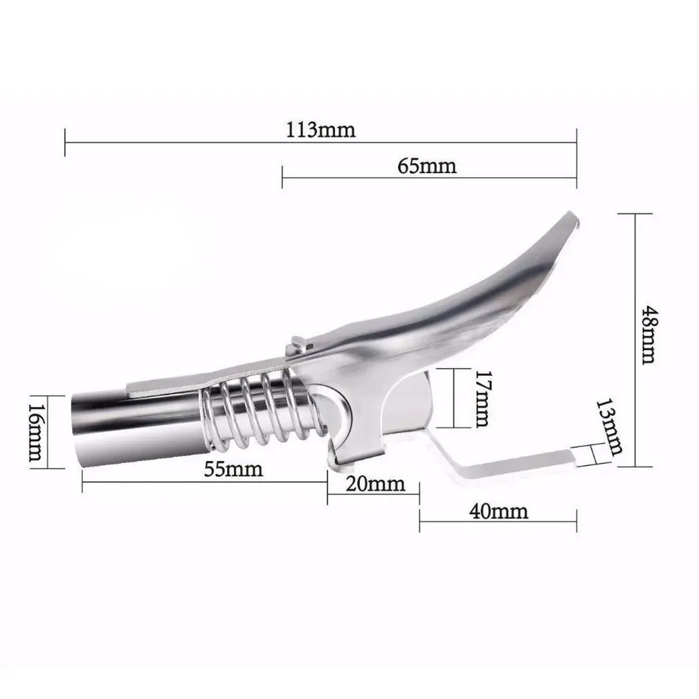 

Lock Clamp Type High Pressure Grease Nozzle Head Button Type Grease Nozzle Manual High Pressure Grease Nozzle