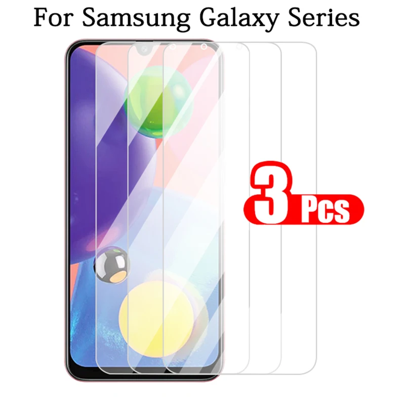 Защитное стекло закаленное для Samsung Galaxy A70S A10S A20S A30S A50S 3 шт. | Мобильные телефоны и