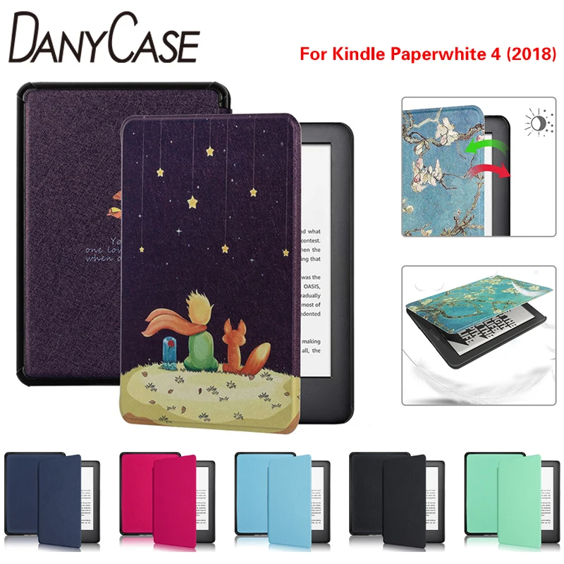Чехол kindle Paperwhite 4 чехол для Funda Kindle 10-го поколения защитный чехол-книжка |