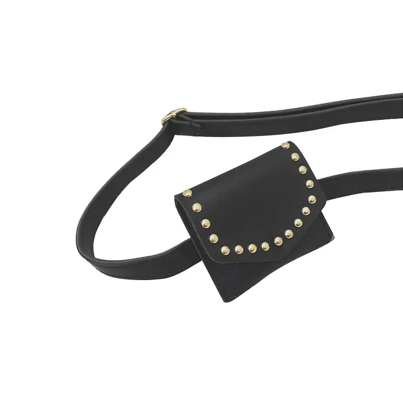 Поясная Сумка для маленьких девочек забавная однотонная сумочка из