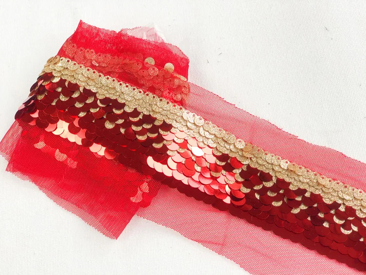 

2yard Hand-beaded tassel lace trim accessories DIY handmade decoration materials show dress curtain lace