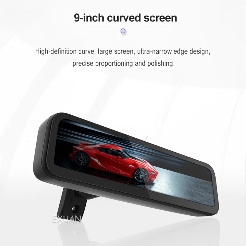 

AE-DC0916-M1 Smart Rear View Mirror HD Hidden Vehicle Driver Video Reversing Anti-glare Universal for all models