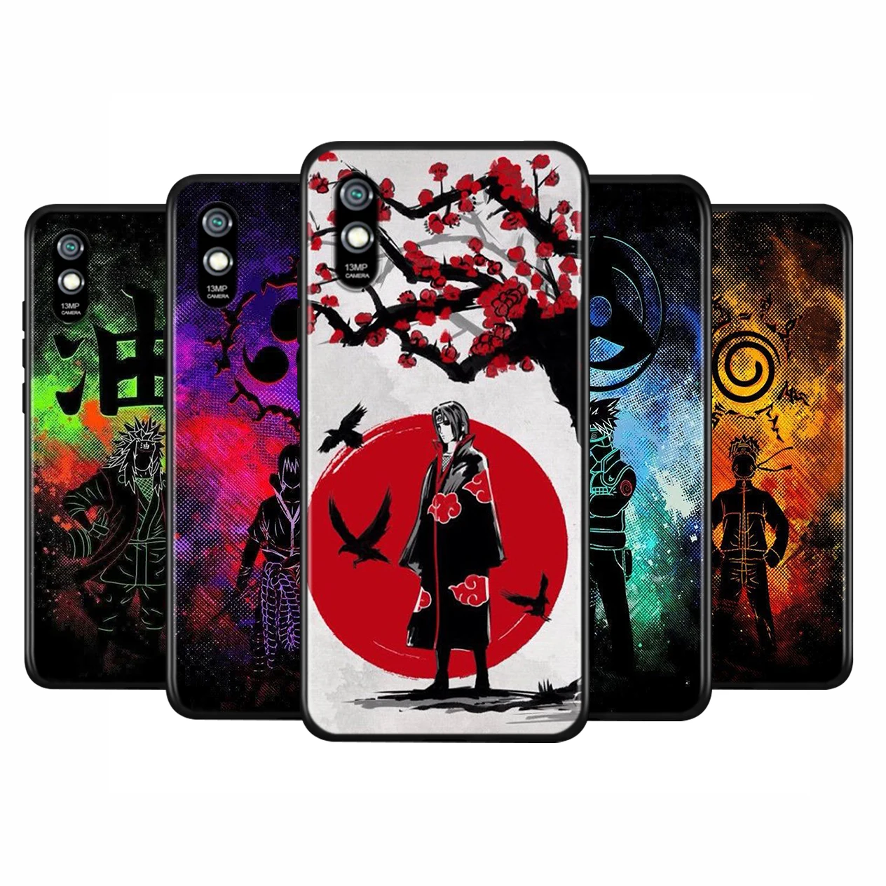 Черный чехол Itachi Kakashi для Xiaomi Redmi 9 9T 9C 8 7 6 Pro 9AT 9A 8A 7A 6A S2 5 5A 4X Plus телефона|Бамперы| |