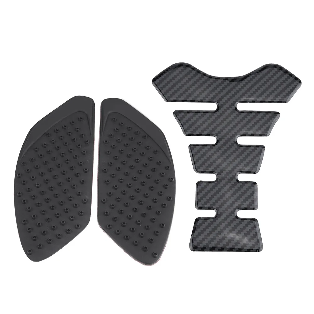 

Motorcycle Gas Tank Side Fuel Grip Pad With Fishbone Decal for YAMAHA R1 09-14