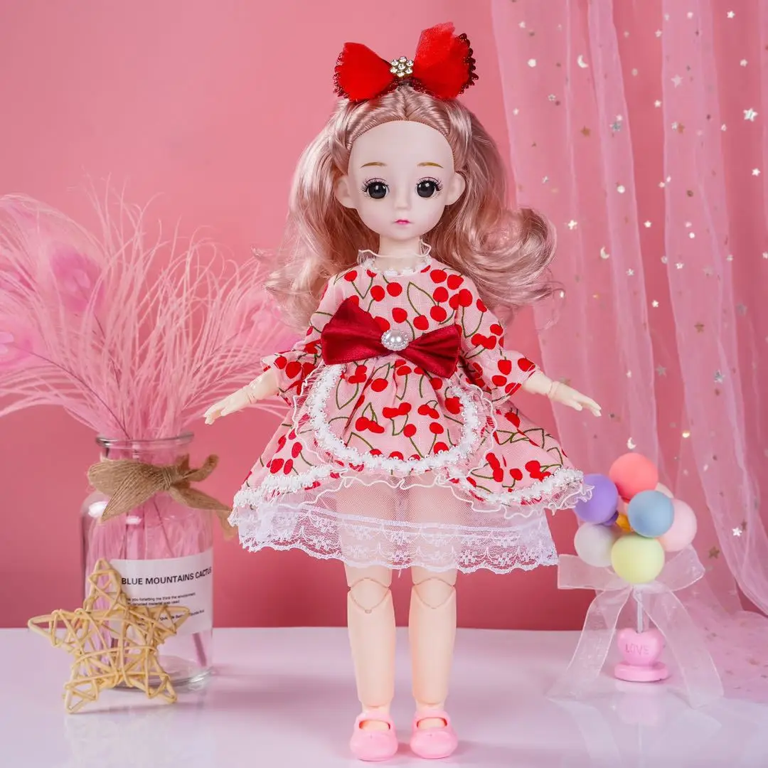 

30 см BJD Kawaii милая кукла Play House Girl Cute Детские куклы на день рождения Gift