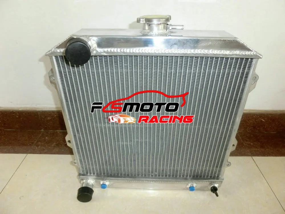 5-рядный алюминиевый радиатор + вентилятор 1971-1977 для Toyota Celica A20 TA28 1.6L 2T I4 AT/MT |