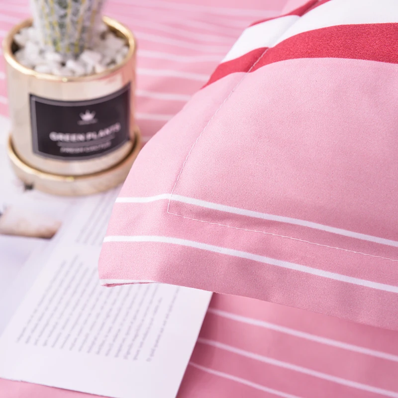 Одеяло постельные принадлежности набор печатных Розовый Серый Синий Печать