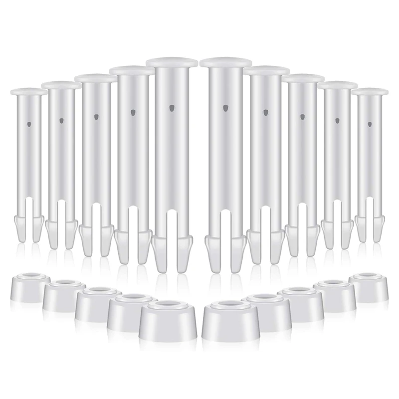 

30Pcs Plastic Pool Joint Pins Replacement Pool Joint Pins Rubber Pool Seals for Intex 13-24 Ft Metal Frame 2.36 Inch