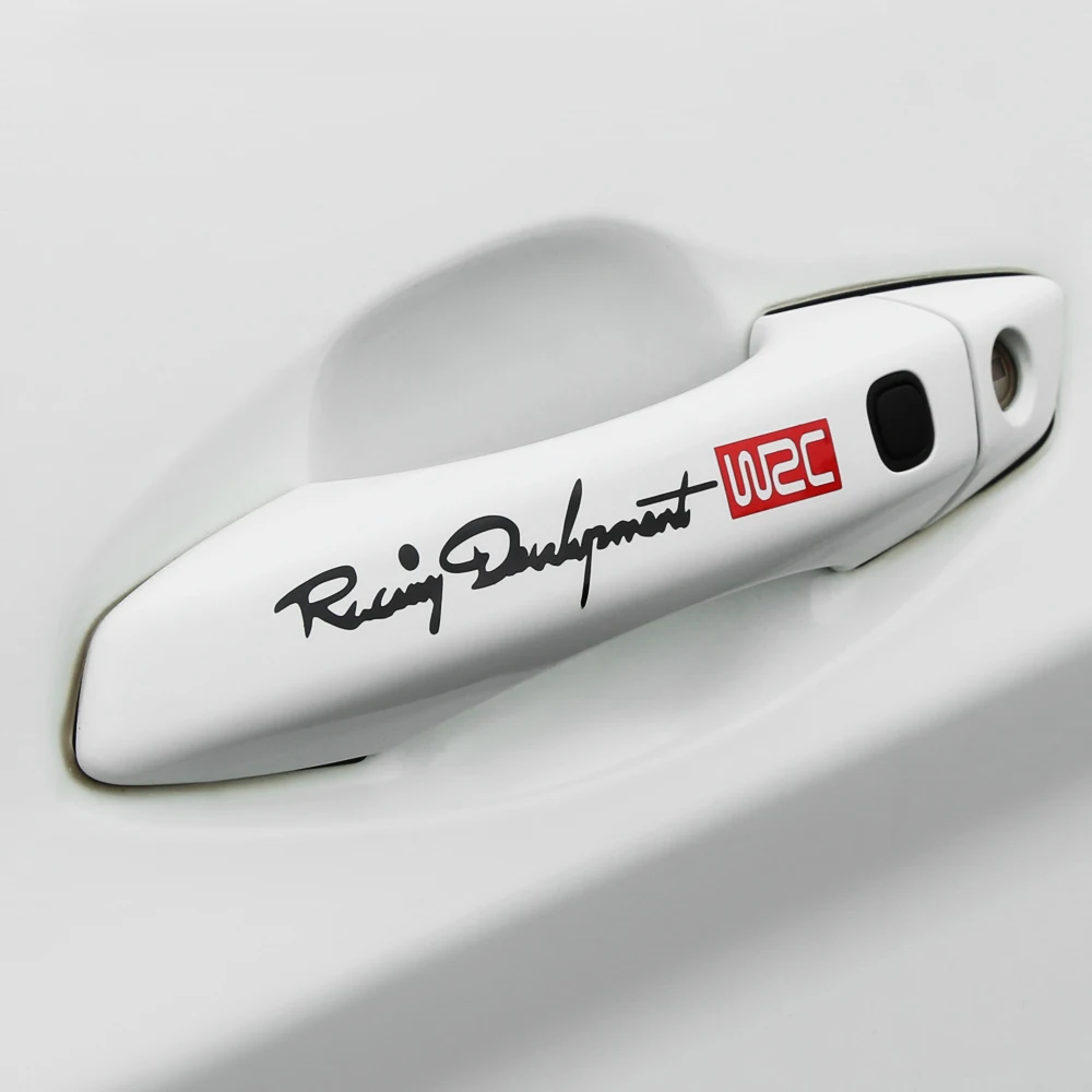 Наклейки на автомобильные ручки Rally Racing полосатые наклейки для Mercedes Benz AMG W203 W204 W205