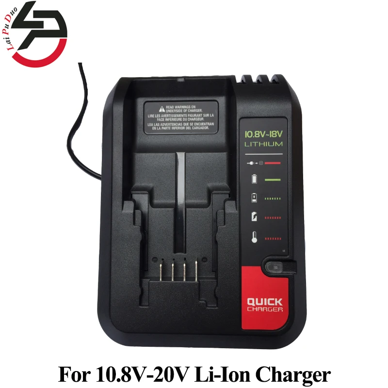 

Сменное зарядное устройство для литий-ионной батареи PCC692L LB20 LBXR20, для Black Decker, для Stanley, для Porter-cable 10,8 в-20 в
