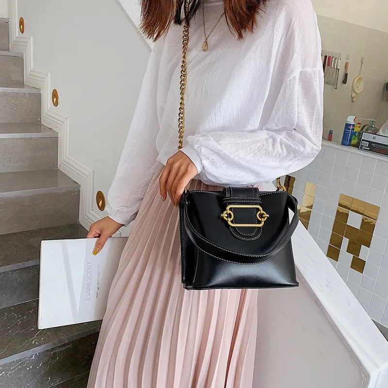 Женская летняя Новинка 2019 Корейская версия широкополосная сумка на одно плечо