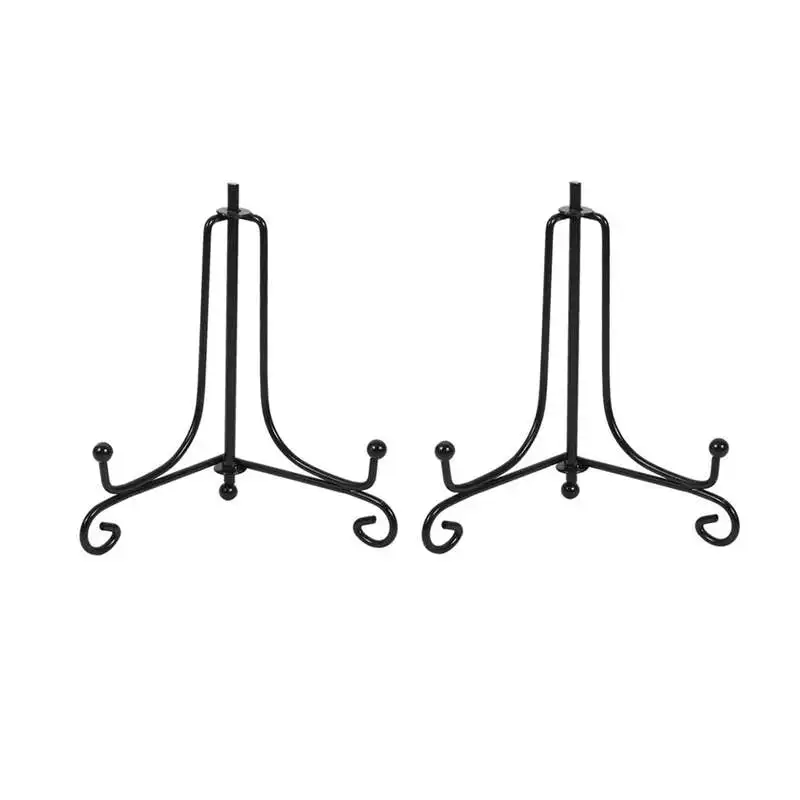 (2 упаковки) железная подставка для дисплея черная демонстрации мольберта