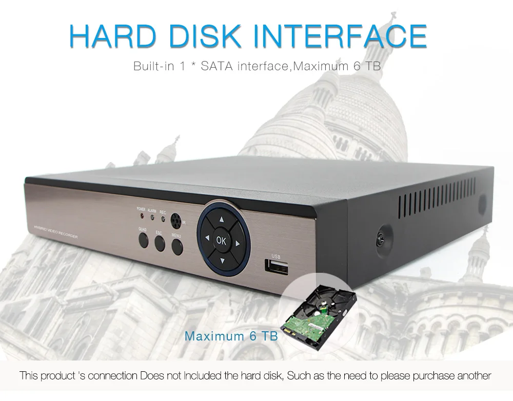 5 в 1 4MP AHD DVR NVR XVR CCTV 4Ch 8Ch 16Ch 1080P 3MP 5MP гибридная камера безопасности DVR рекордер Onvif RS485 Coxial контроль P2P