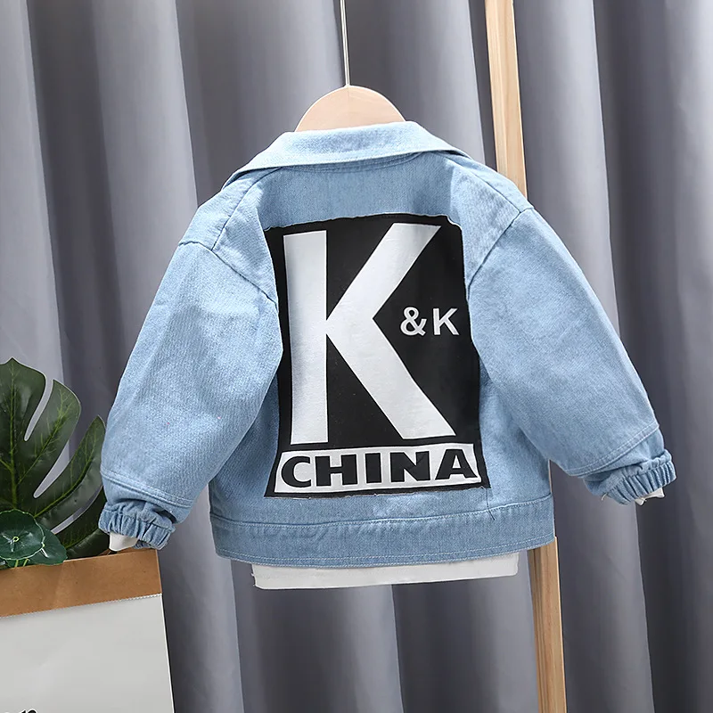 DIIMUU 6-11Y Young Boy Boys Slim Straight Jeans Casual Trousers Kids Child Fashion Denim Long Pants Autumn Winter Baby Bottoms