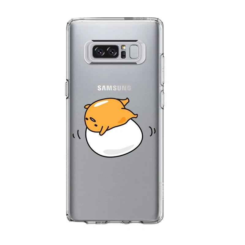 Милый мягкий ТПУ чехол для телефона Gudetama с мультяшным яйцом samsung A30 A50 S8 S9 2018A8 NOTE8
